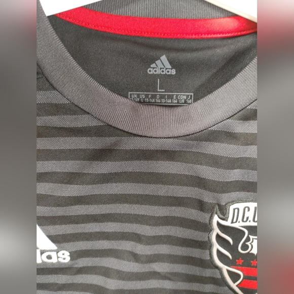 adidas Mens Dc United Leidos Jersey - Picture 2 of 4